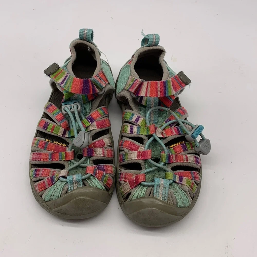 Keen's Girls Whisper Raya Fusion Waterproof Hiking Sandals size 12